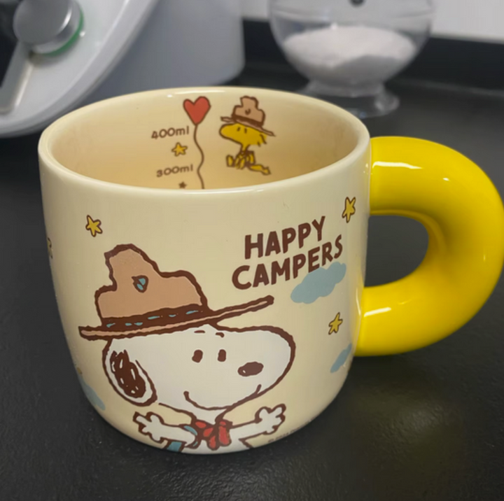 taza snoopy en forma vaquera de 460 ml 