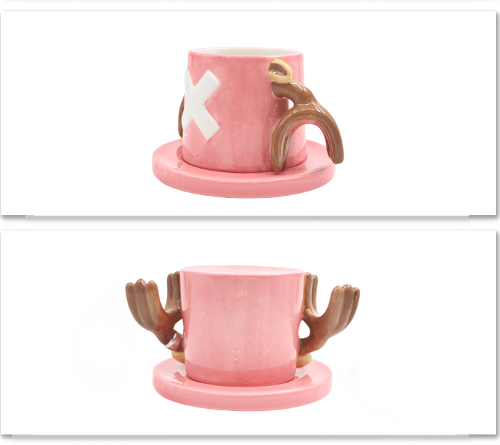 taza ceramica hecha a mano de chopper de one piece