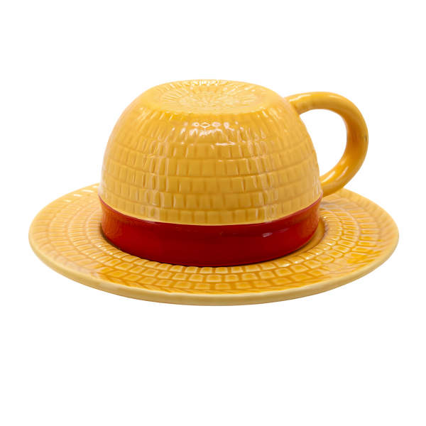 taza luffy gorro sombrero de paja ceramica