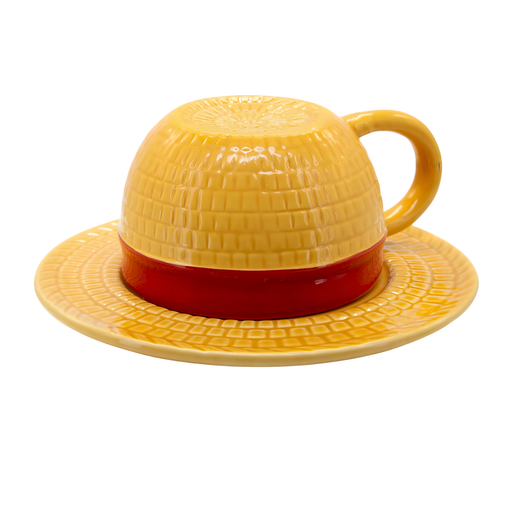 taza luffy gorro sombrero de paja ceramica