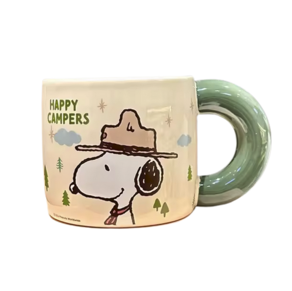 taza tazon snoopy campista 